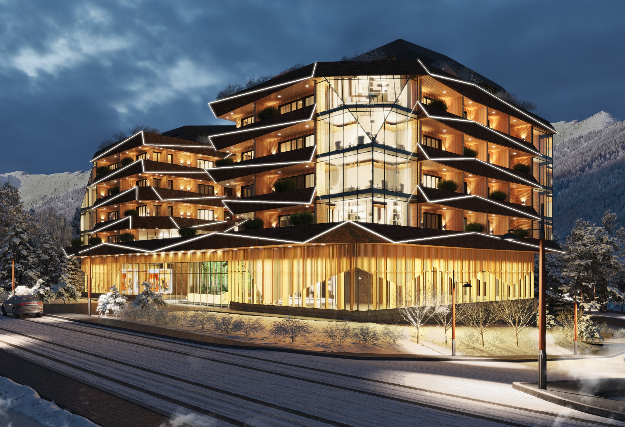 WorldHotels Goderdzi at Goderdzi Ski Resort — mountain hotel brand project by Advance Consulting